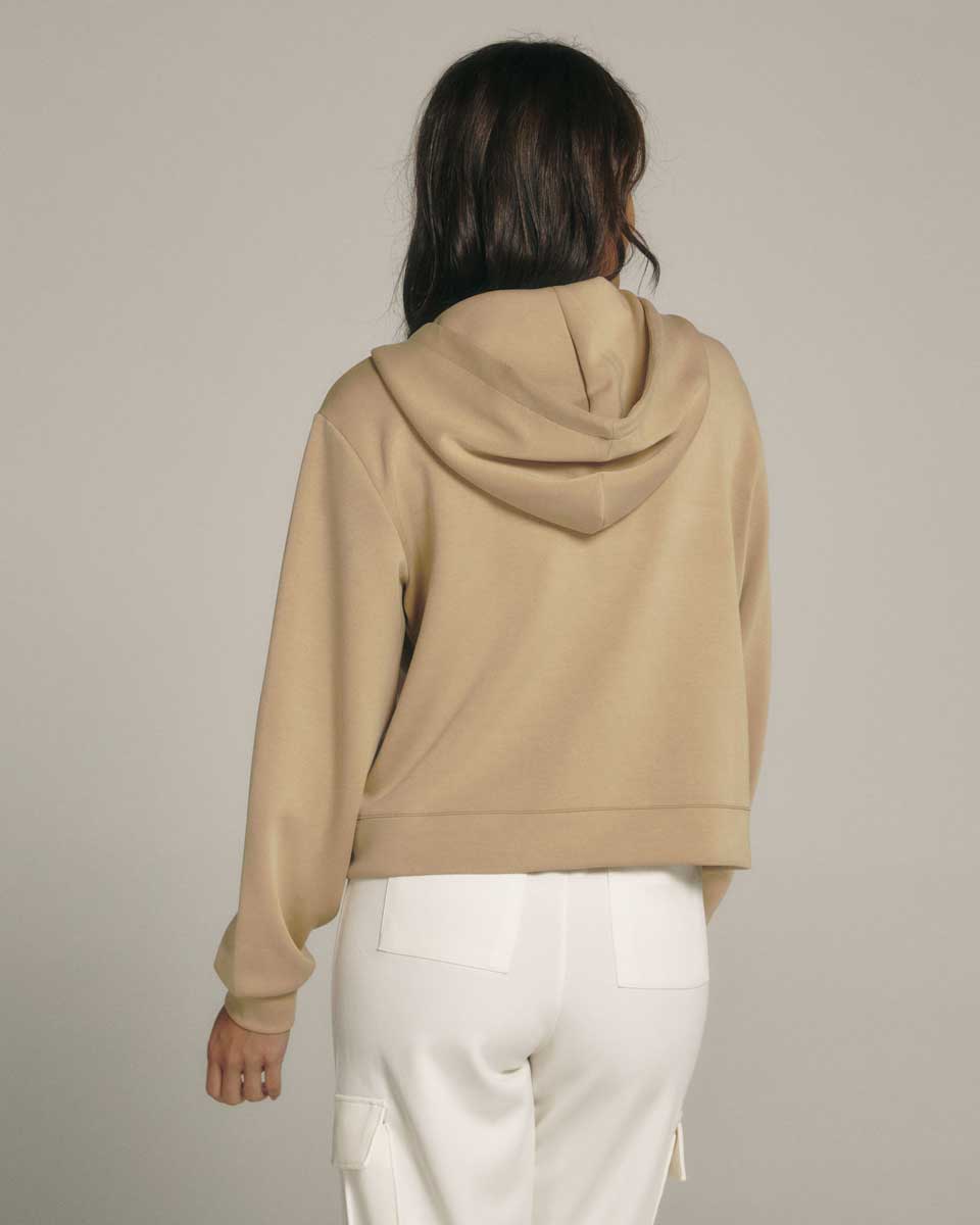 7Diamonds: Women's Rev Full Zip Hoodie - CAMEL