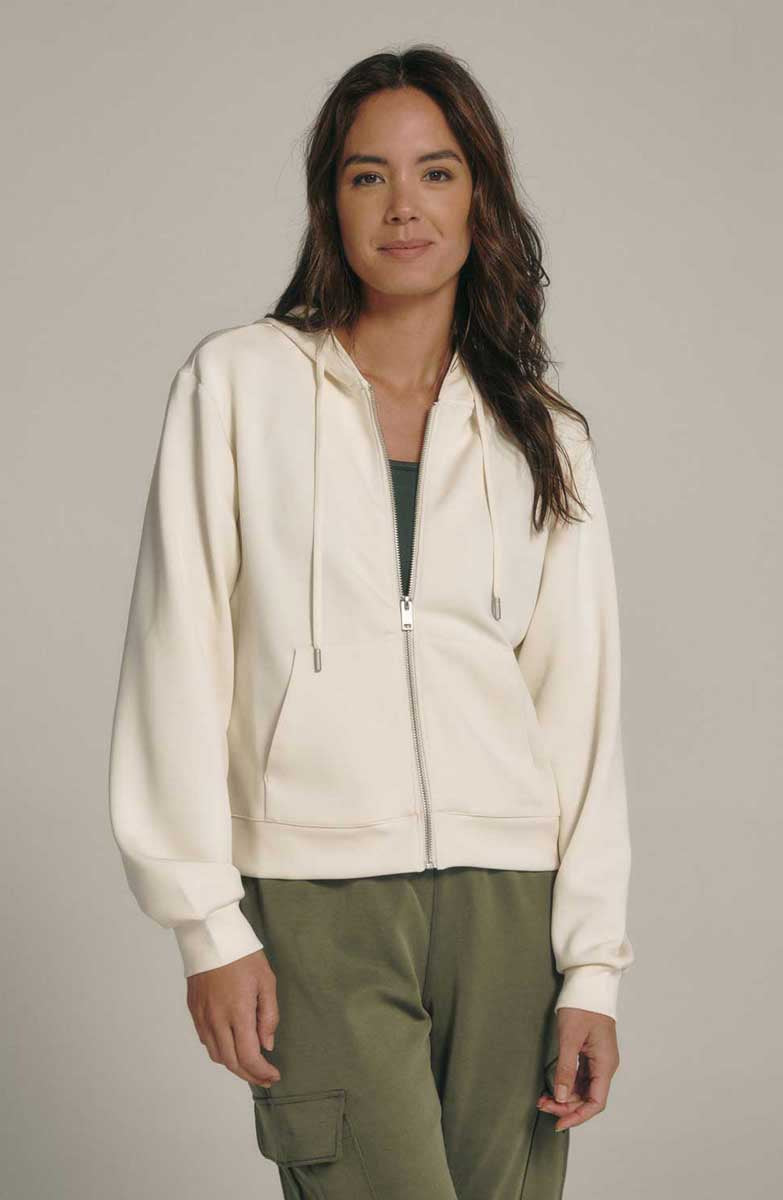 7Diamonds: Women's Rev Full Zip Hoodie - CREAM