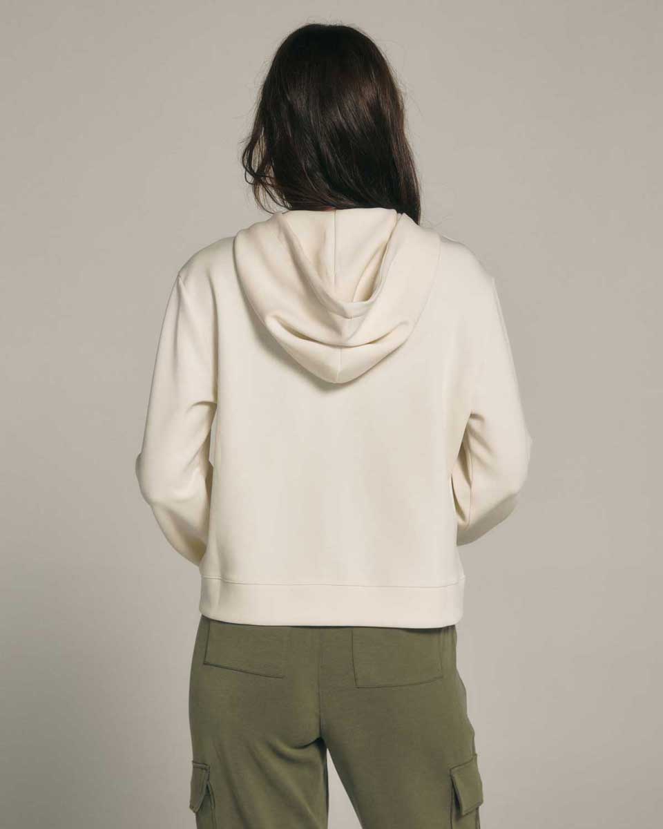 7 Diamonds: Women's Rev Full Zip Hoodie - CREAM