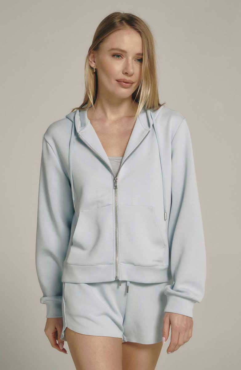7Diamonds: Women's Rev Full Zip Hoodie - ICE BLUE