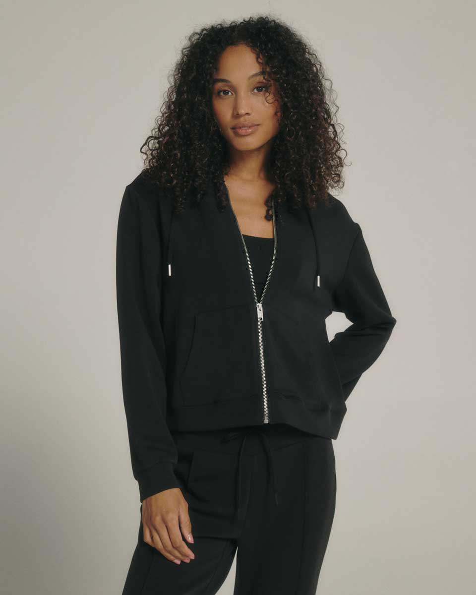 7 Diamonds: Women's Rev Full Zip Hoodie - ONYX