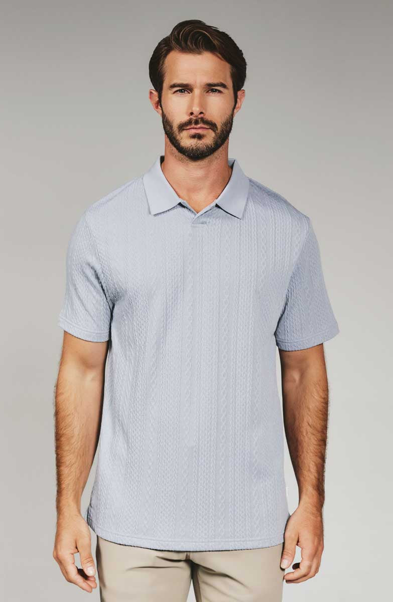 7 Diamonds: Zayne Sweater Polo - DTY BLUE