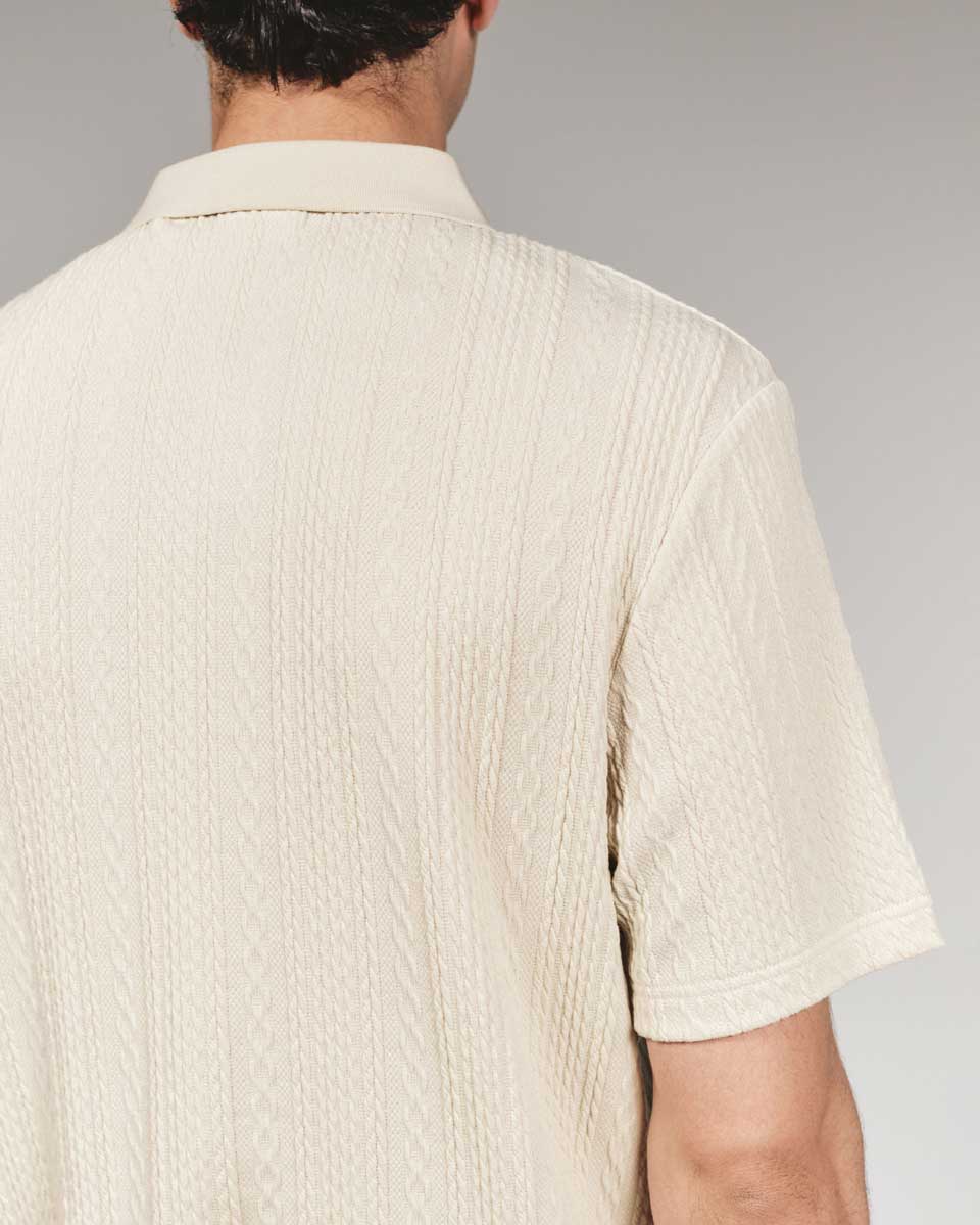 7Diamonds: Zayne Sweater Polo - TAUPE