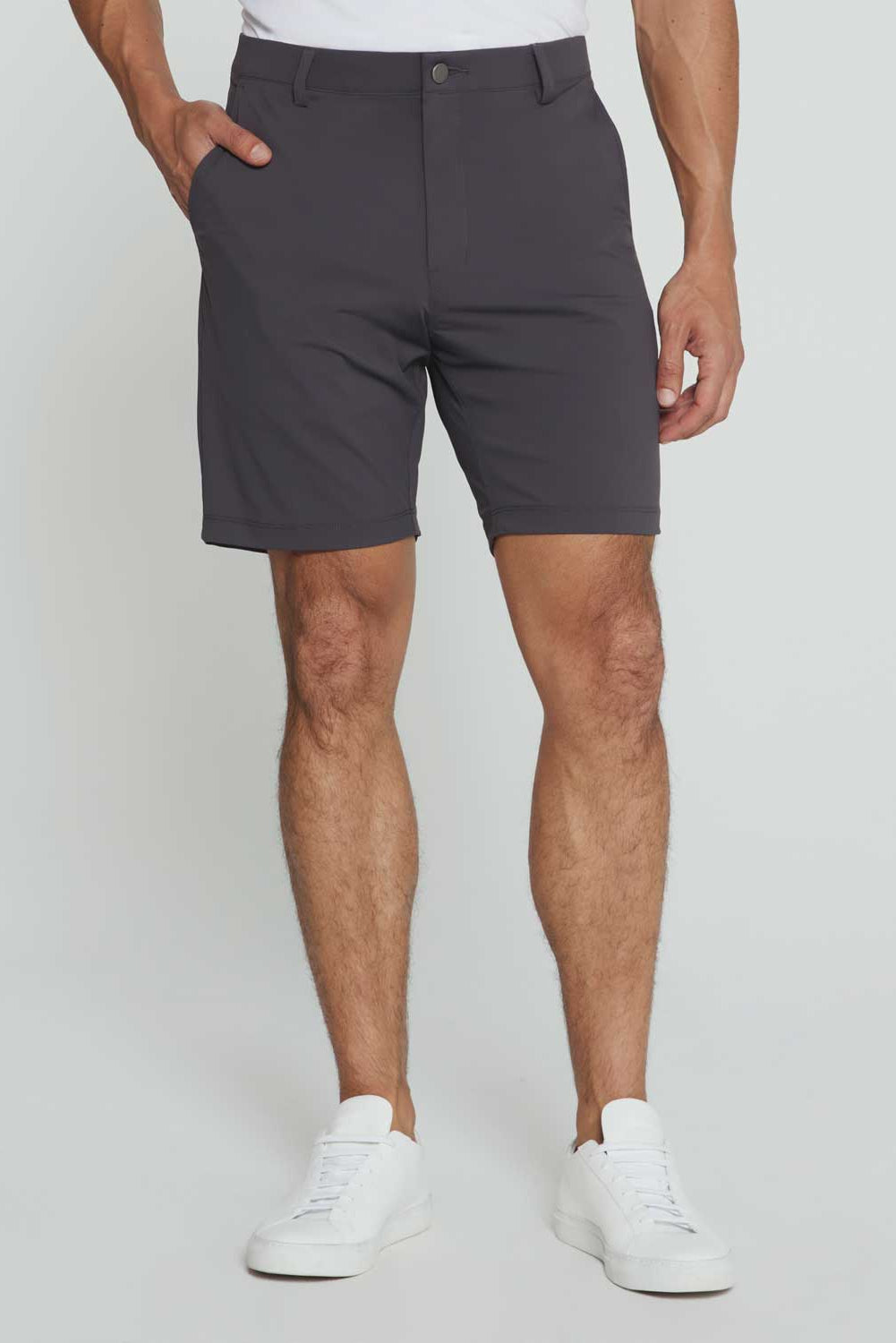 7Diamonds: Zuma 8" Short - CHARCOAL