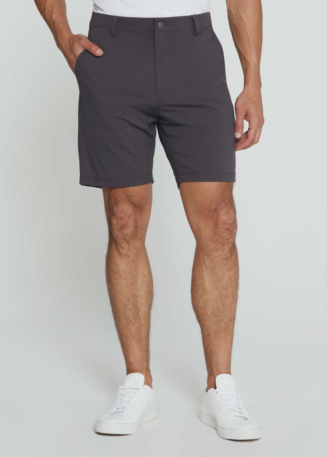 7Diamonds: Zuma 8" Short - CHARCOAL