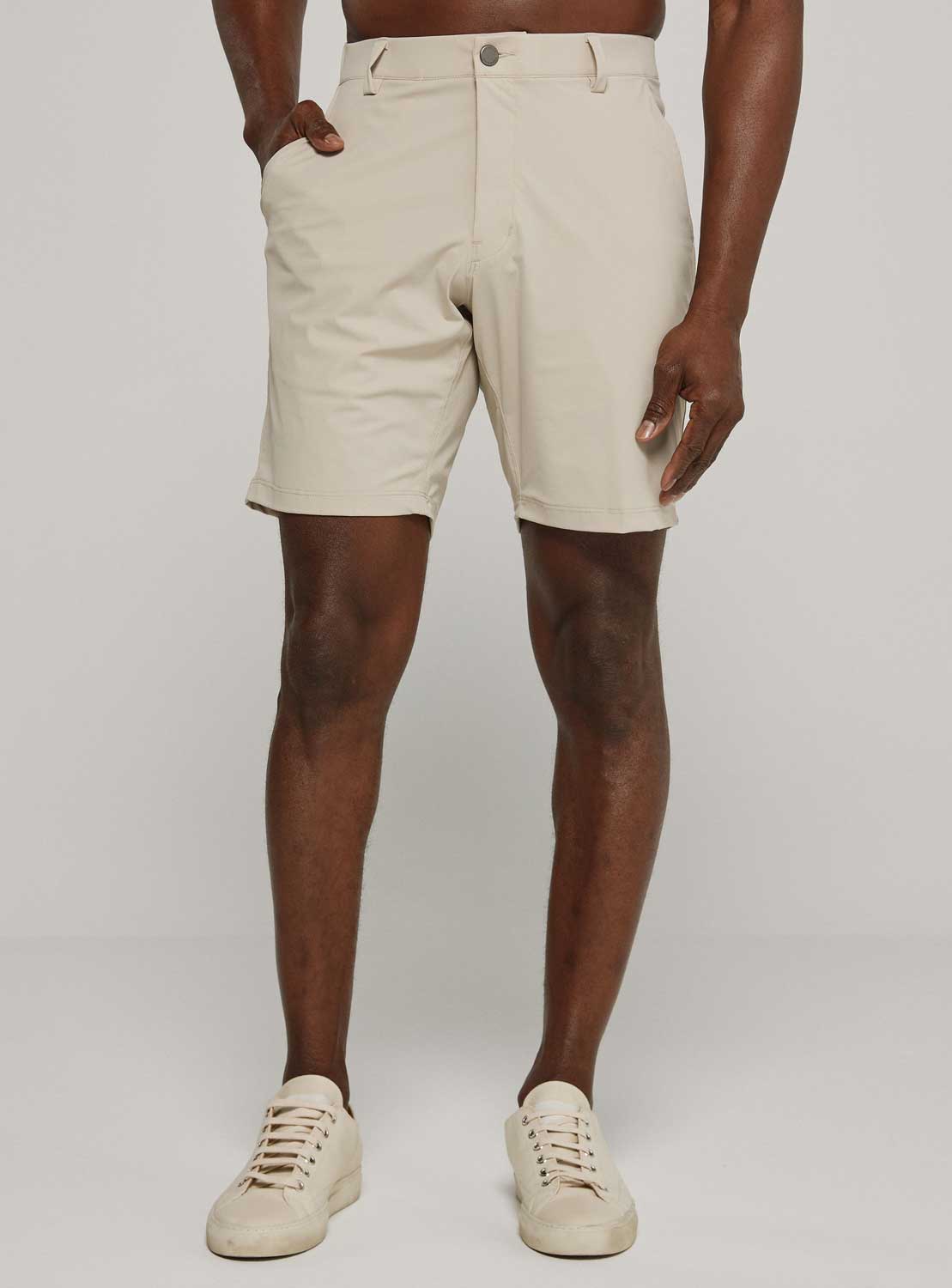 7 Diamonds: Zuma 8" Short - KHAKI