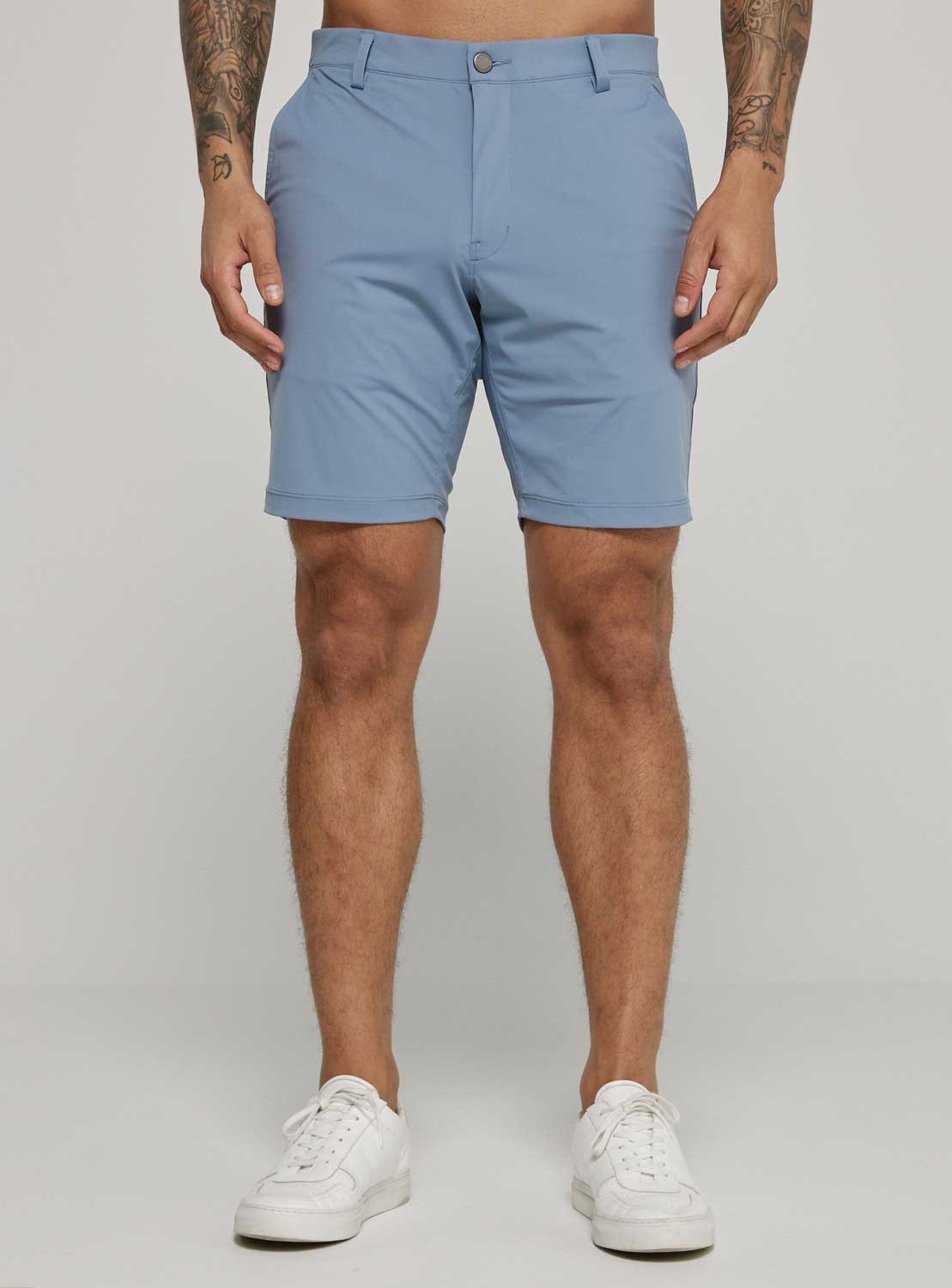 7 Diamonds: Zuma 8" Short - STN BLUE