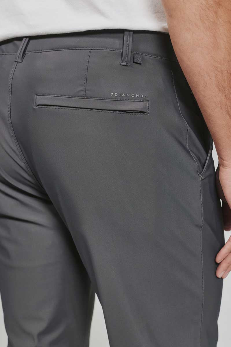 7 Diamonds: Zuma Chino Pant - CHARCOAL