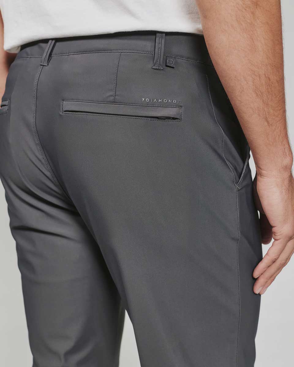 7 Diamonds: Zuma Chino Pant - CHARCOAL