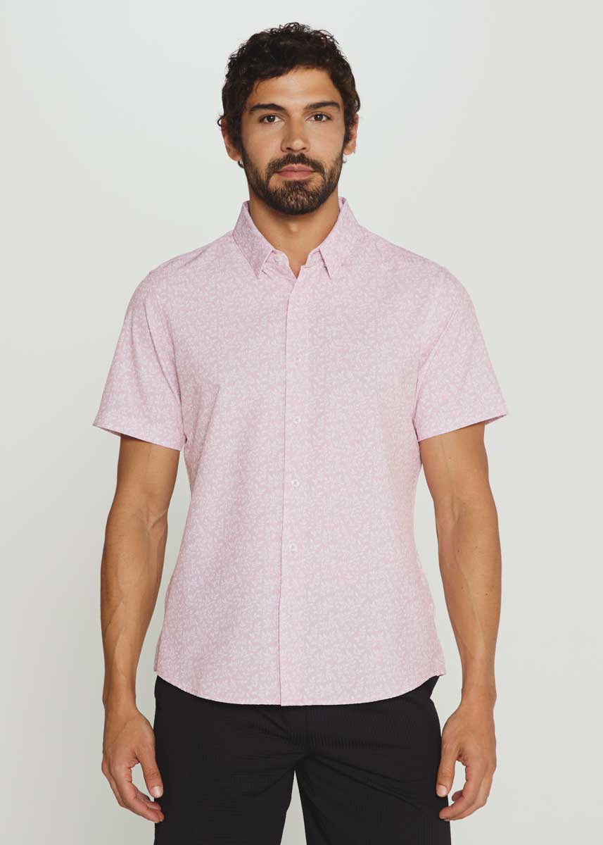 7Diamonds Kai Short Sleeve Shirt in Quartz