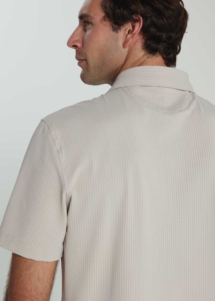 7Diamonds Sutherland Seersucker Stretch Polo, alternate view 3