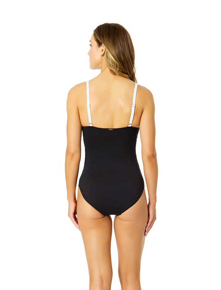 Anne Cole: One Piece Gabor Mesh Insert Swimsuit