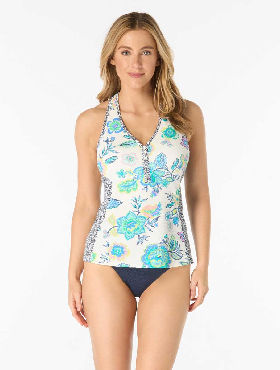 Beach House: Diamond Meadows Erinna Racerback Tankini Top