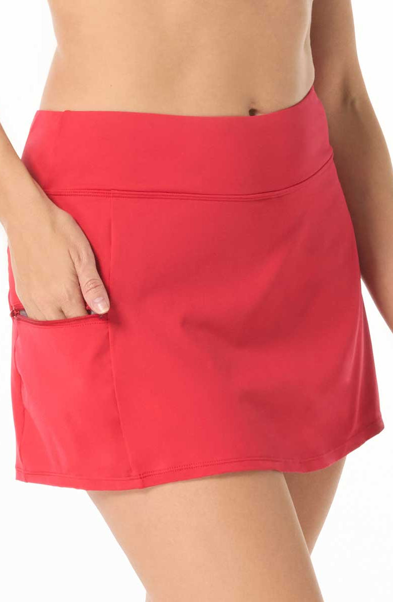 Beach House: Paloma Beach Solids Emma Pull On Swim Skort