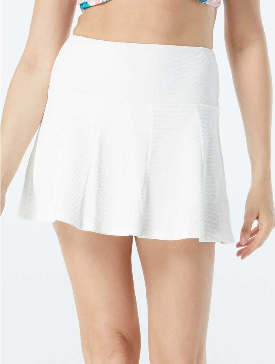 Beach House: Pique Solids Princess Seam Swim Skort