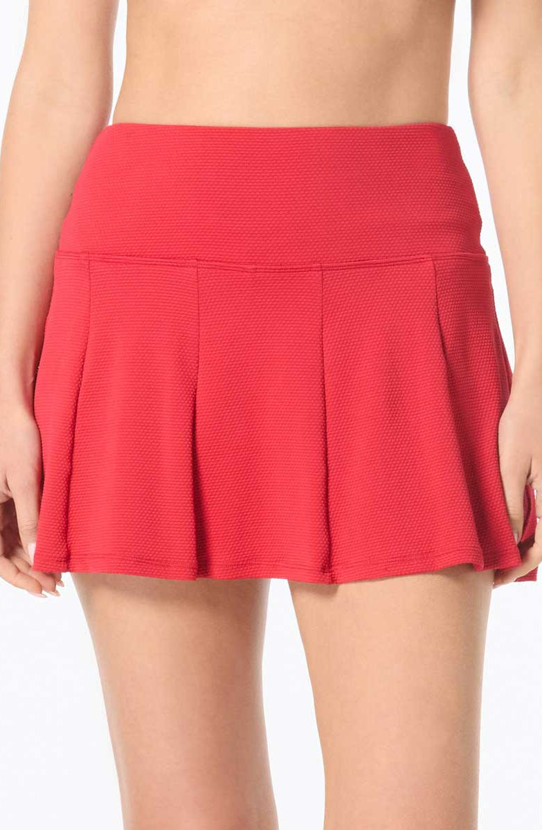 Beach House: Pique Solids Princess Seam Swim Skort