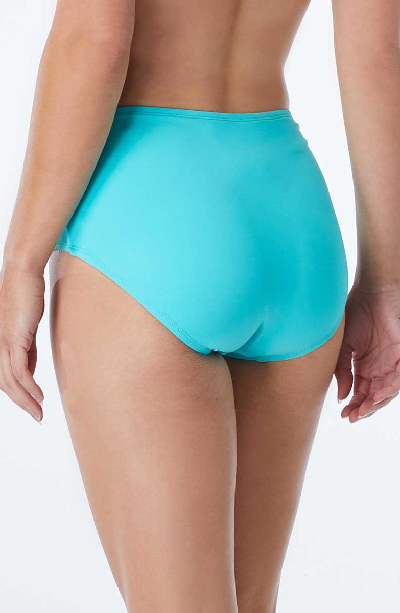Beach House: Solid Chloe High Waisted Bikini Bottom