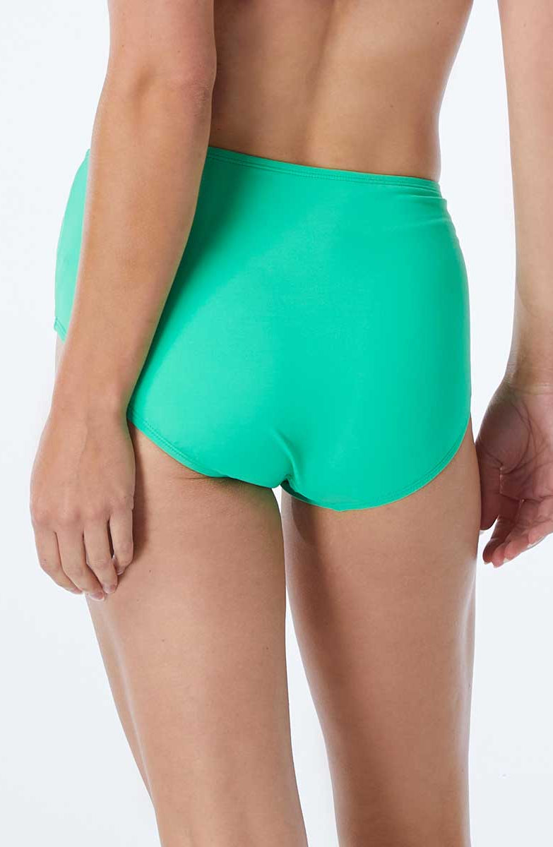 Beach House: Solid Chloe High Waisted Bikini Bottom