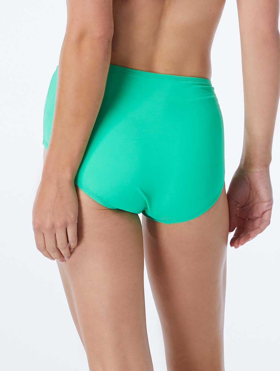 Beach House: Solid Chloe High Waisted Bikini Bottom