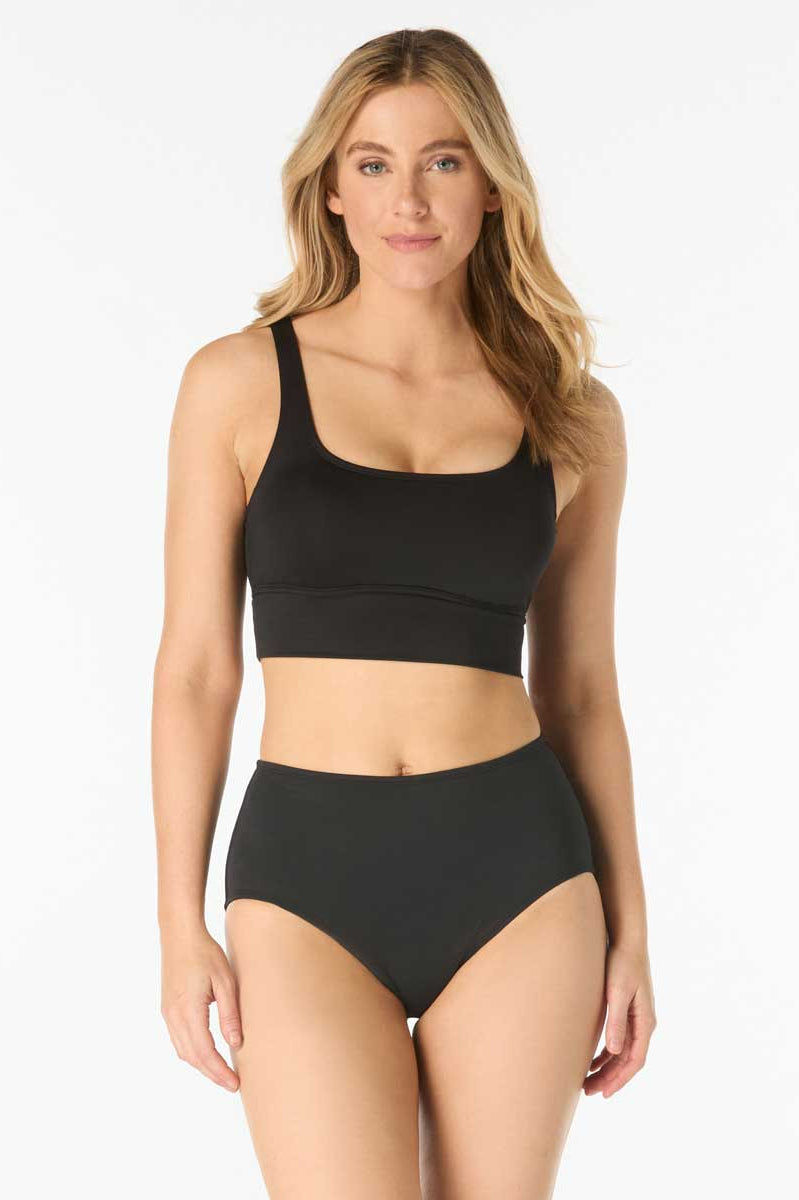 Beach House Sport: Paloma Beach Solids Empower Crop Top