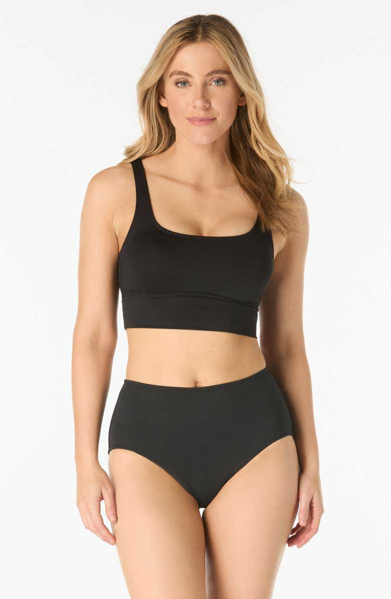 Beach House Sport: Paloma Beach Solids Empower Crop Top