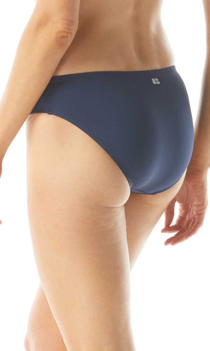 Beach House Sport: Solid Classic Bikini Bottom - ADMIRAL