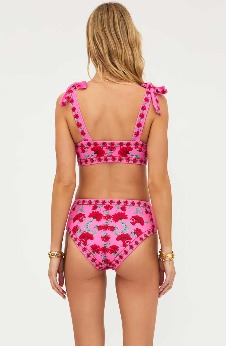 Beach Riot: Redwood Floral Avalon Top