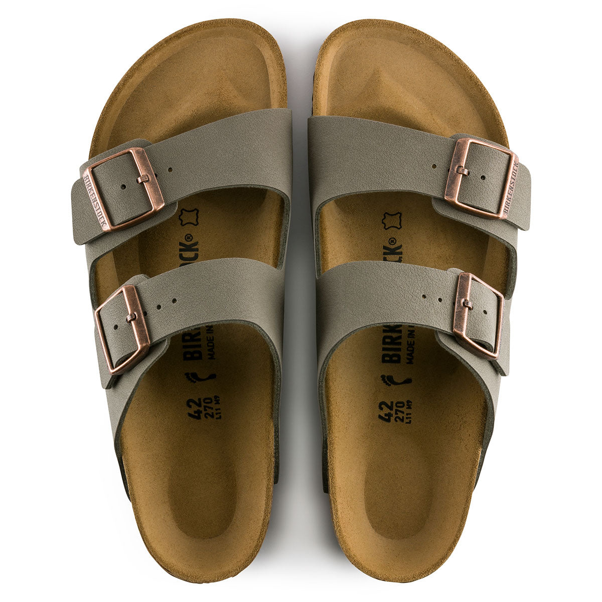 Birkenstock: Arizona Birkibuc Slide Narrow