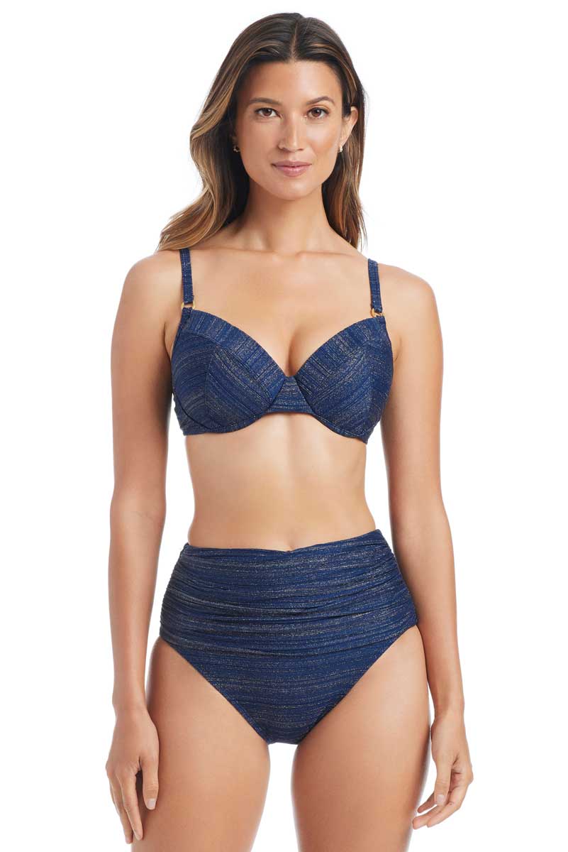 Bleu: Golden Hour Underwire D-DD Cup Bikini Top