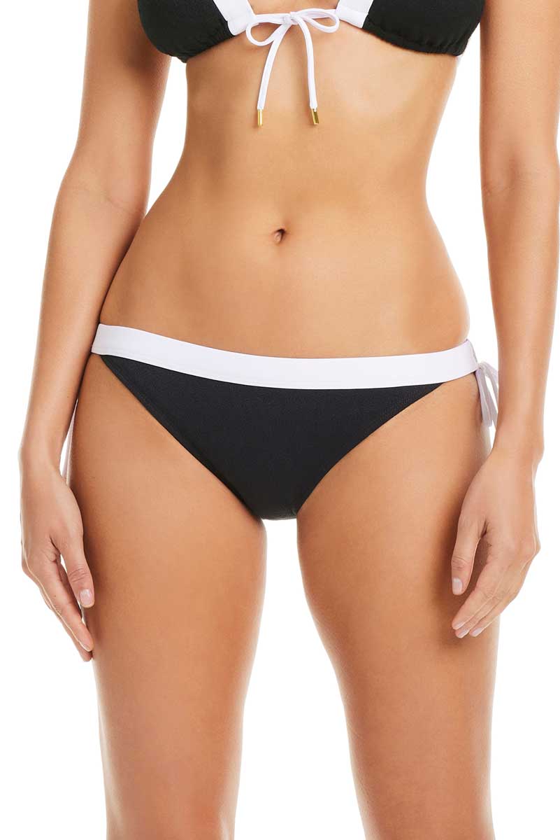 Bleu: I'M With The Band Tie Side Hipster Bikini Bottom