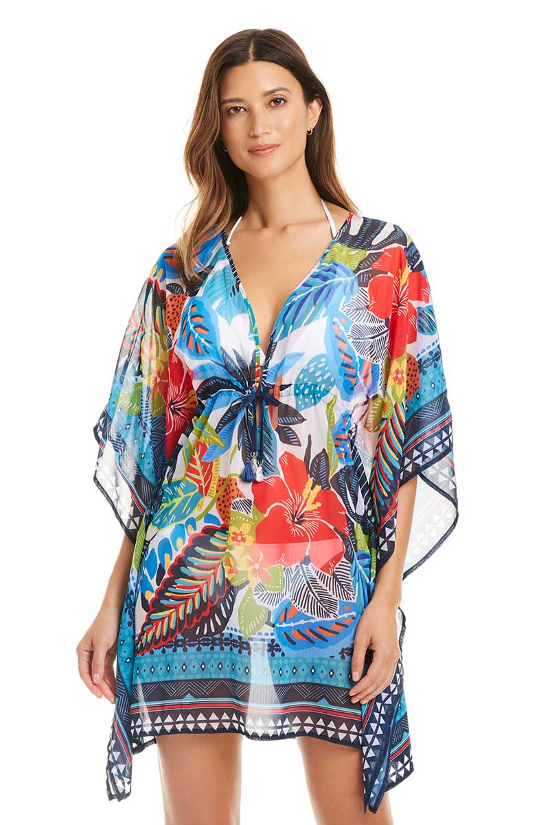 Bleu: Living Is Easy Caftan Cover Up