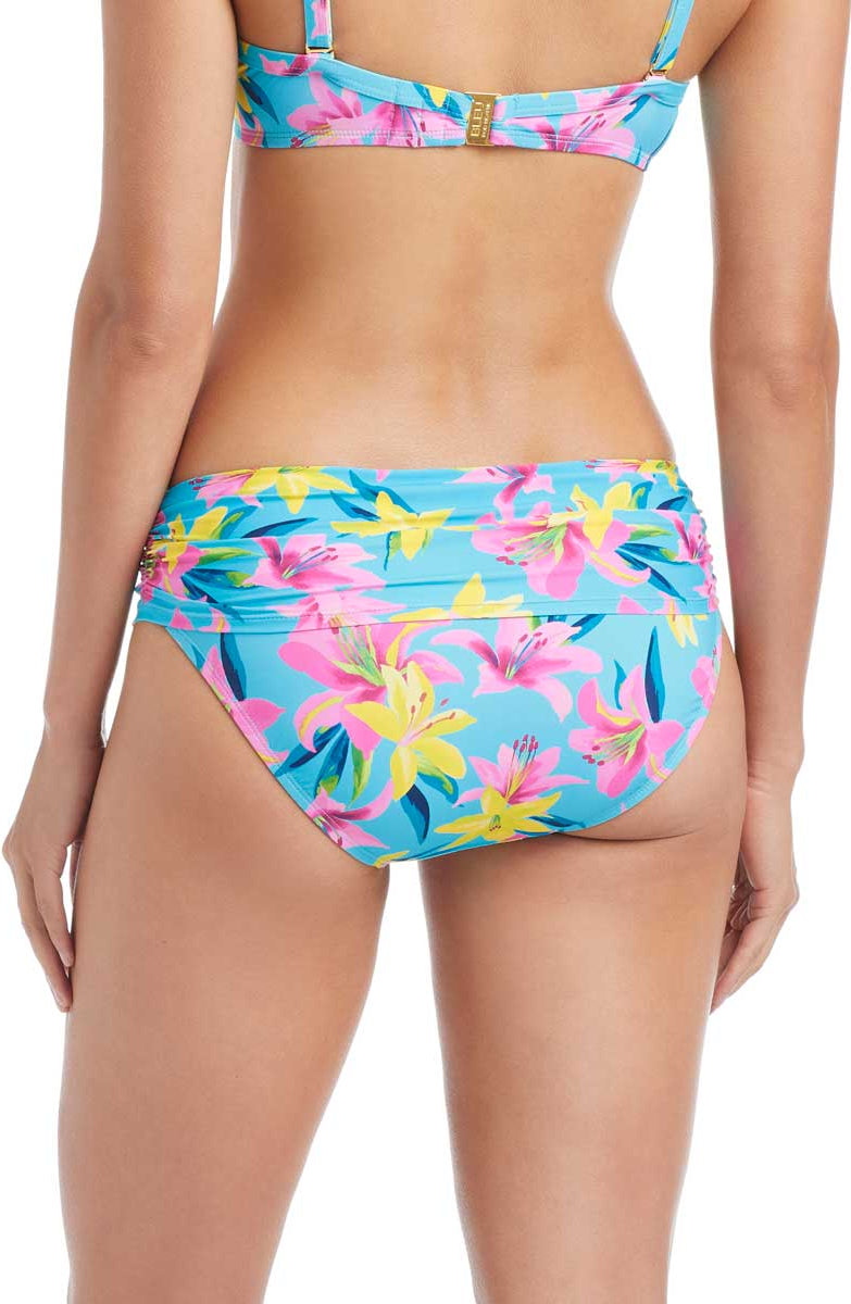 Bleu: Lush Life Sarong Hipster Bikini Bottom