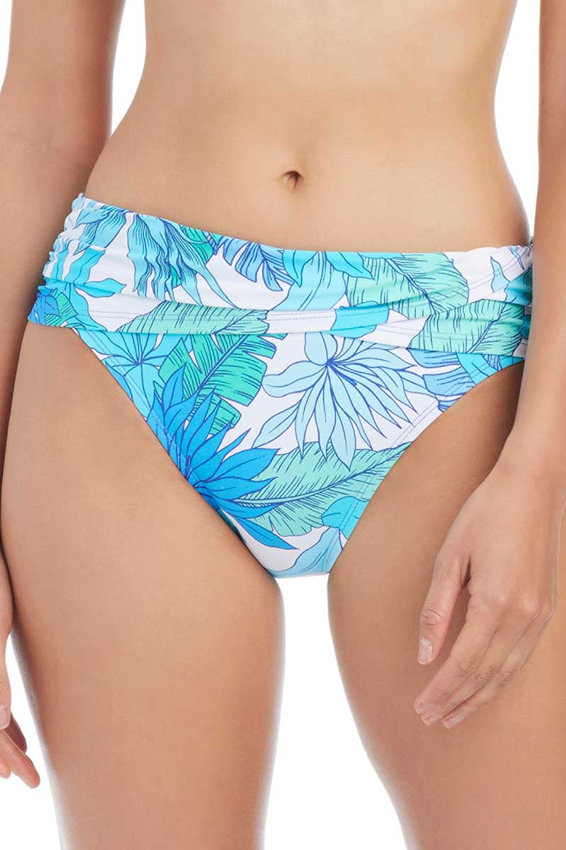 Bleu: Riviera Retreat Sarong Hipster Bikini Bottom