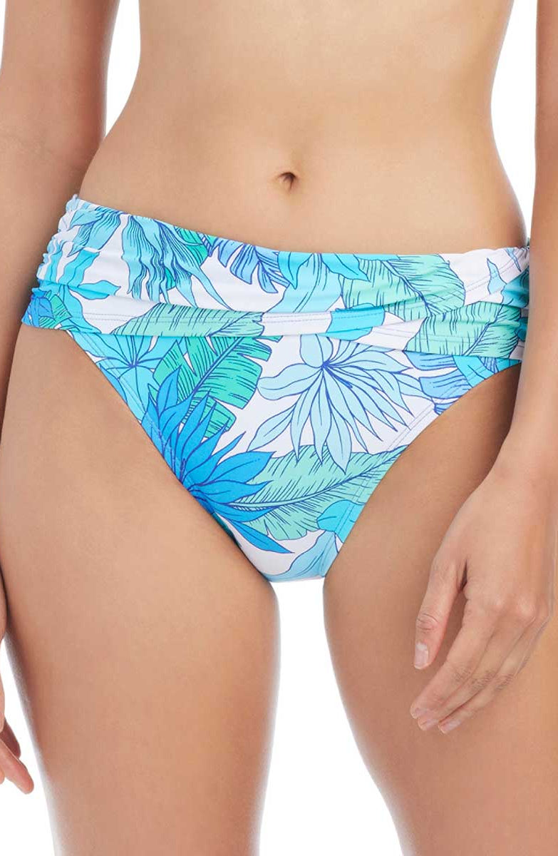 Bleu: Riviera Retreat Sarong Hipster Bikini Bottom