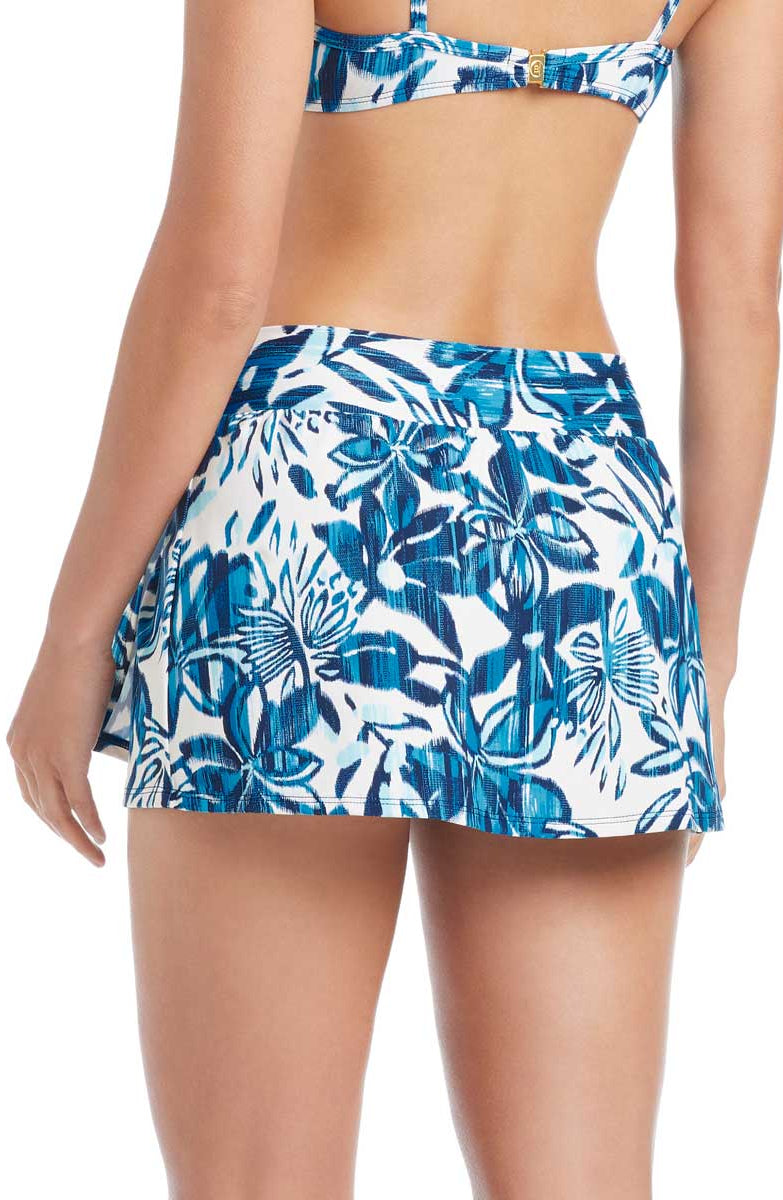 Bleu: Turning Tides Draped Skirted Hipster Bottom