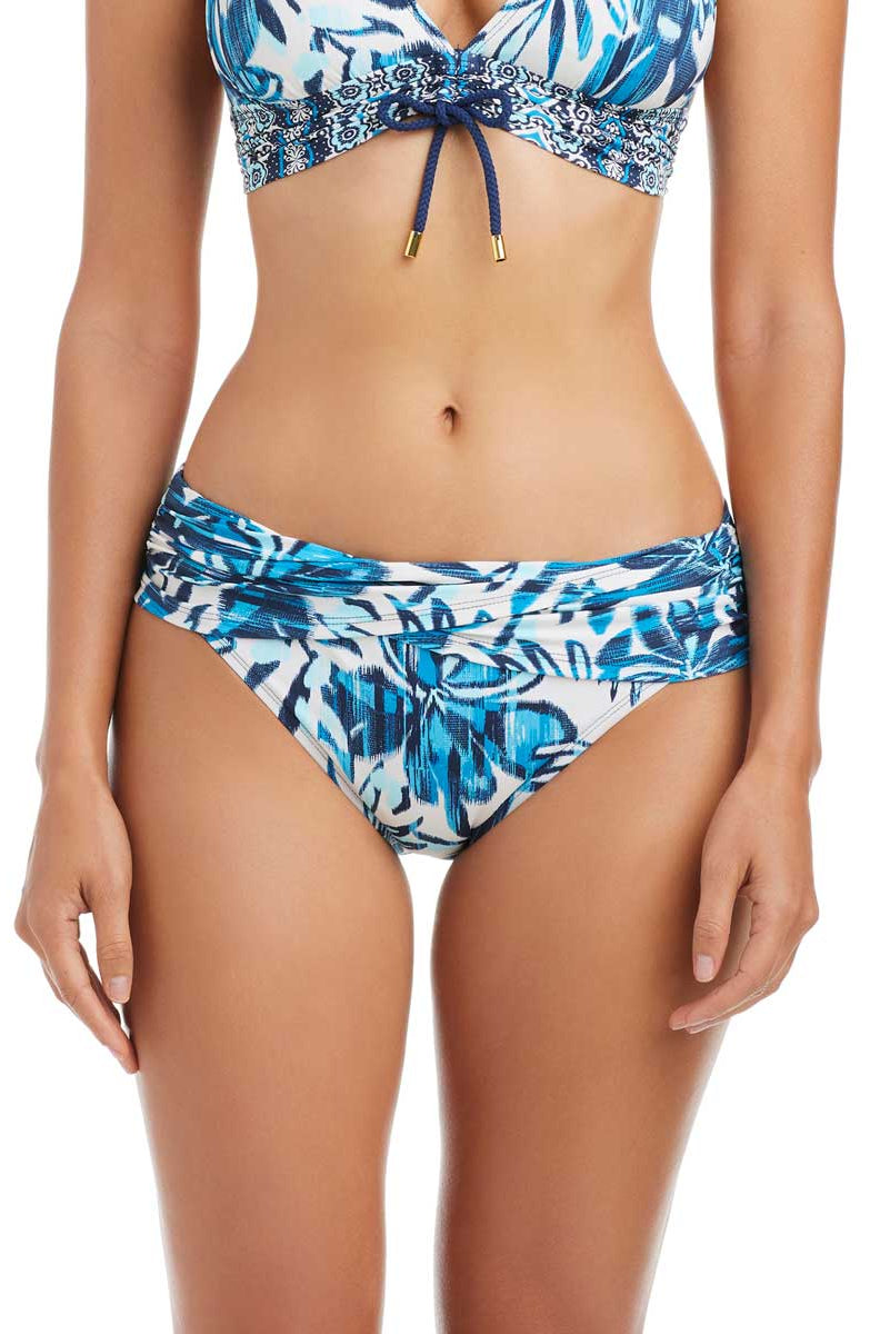 Bleu: Turning Tides Sarong Hipster Bikini Bottom