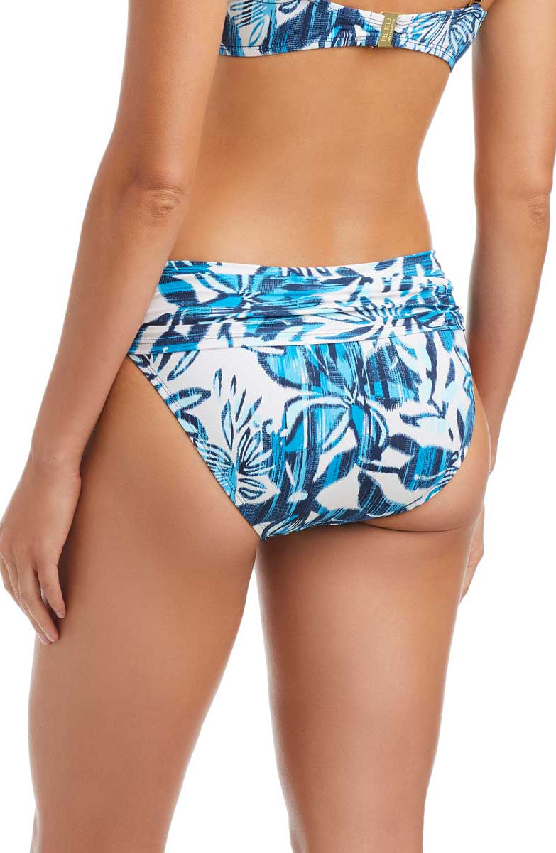 Bleu: Turning Tides Sarong Hipster Bikini Bottom