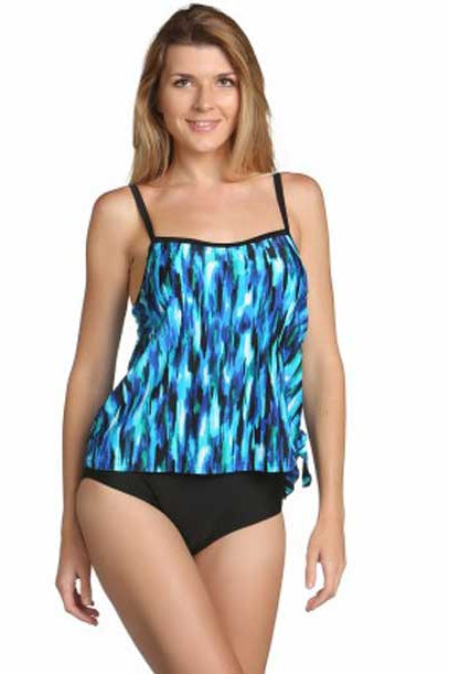 Ceeb: One Piece Oasis Fauxkini Swimsuit