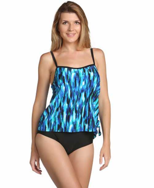 Ceeb: One Piece Oasis Fauxkini Swimsuit