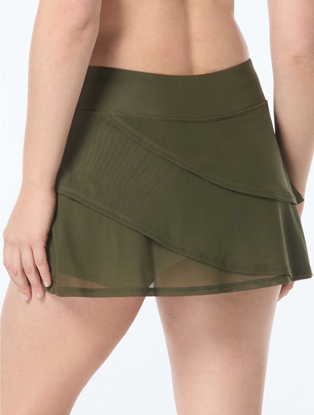 Coco Reef: Classic Solids Mesh Layer Swim Short - PALM