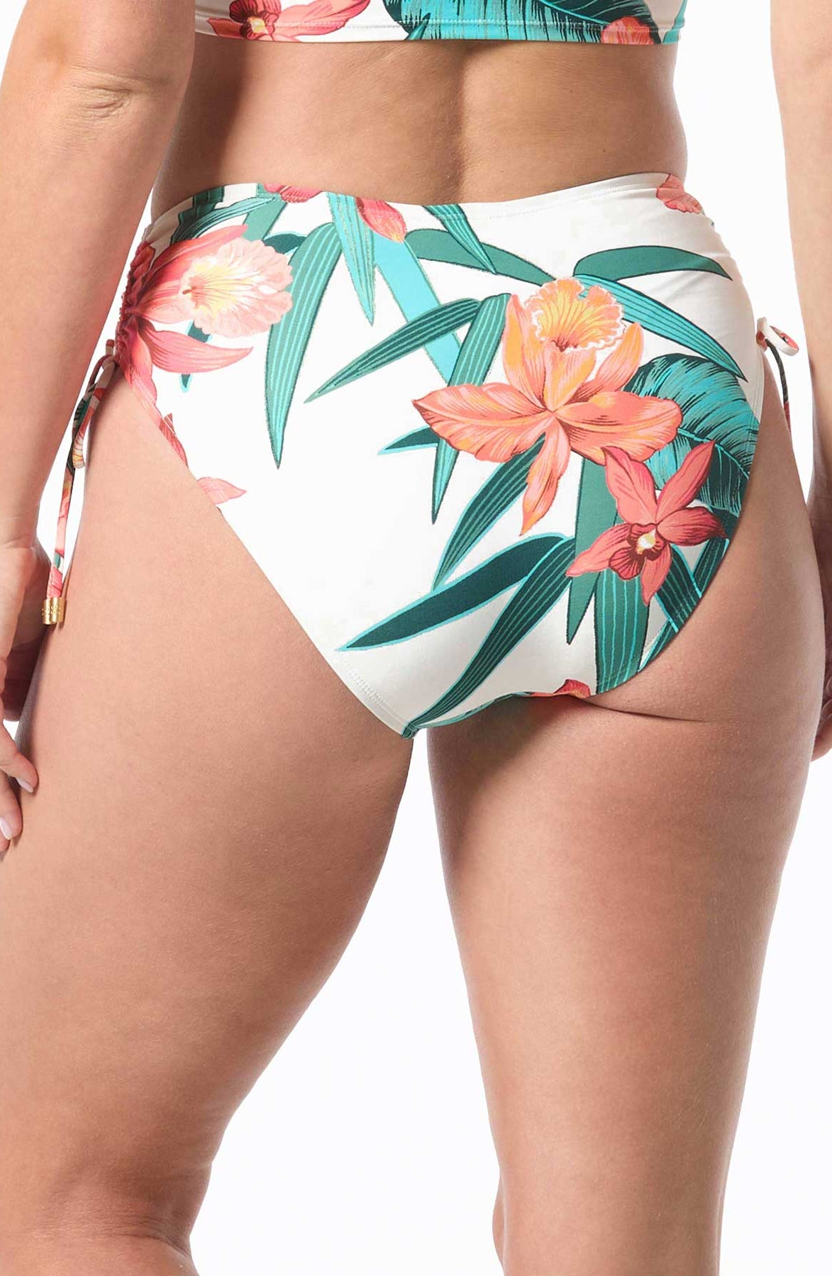 Coco Reef: Island Flora Shirred High Waist Bikini Bottom