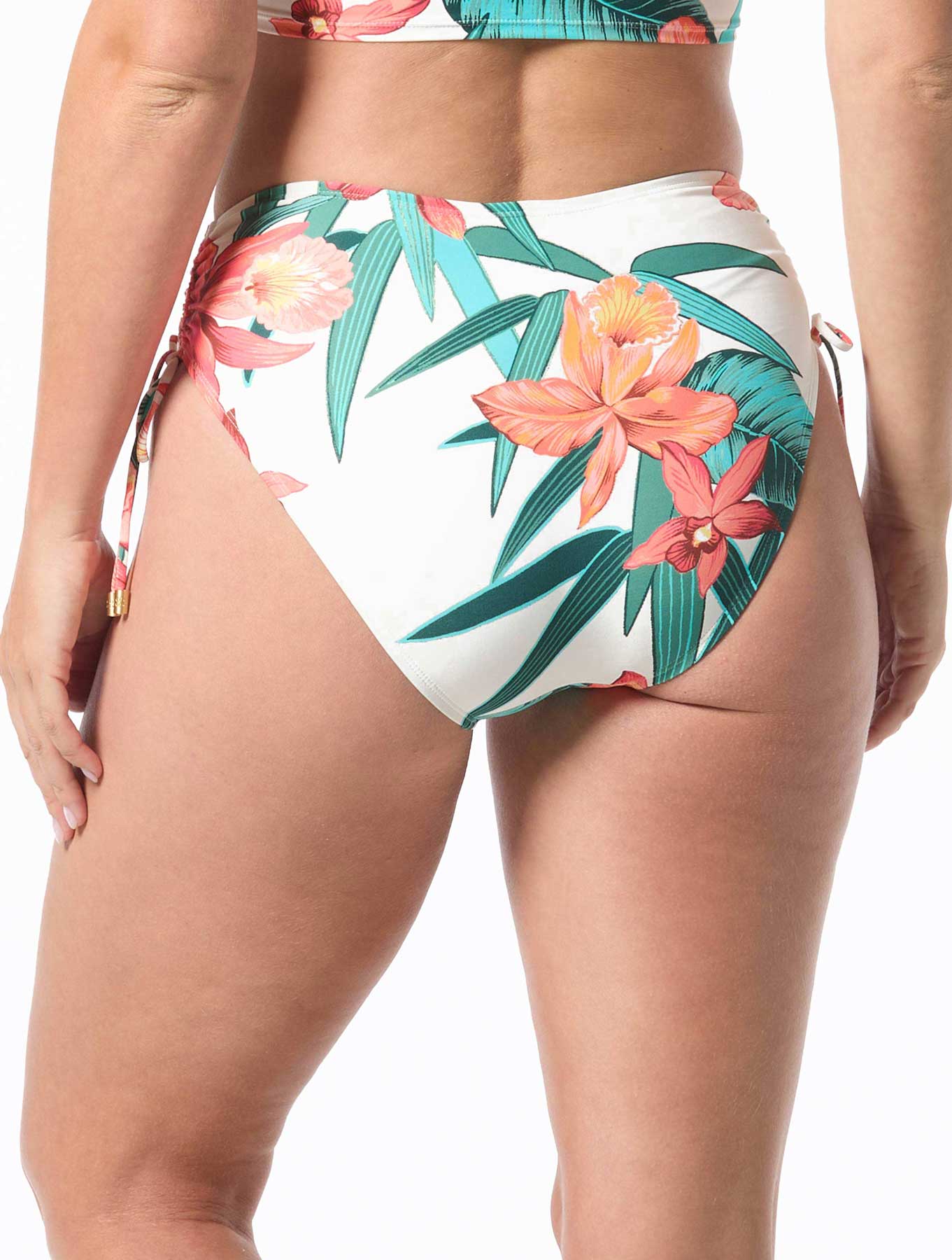 Coco Reef: Island Flora Shirred High Waist Bikini Bottom