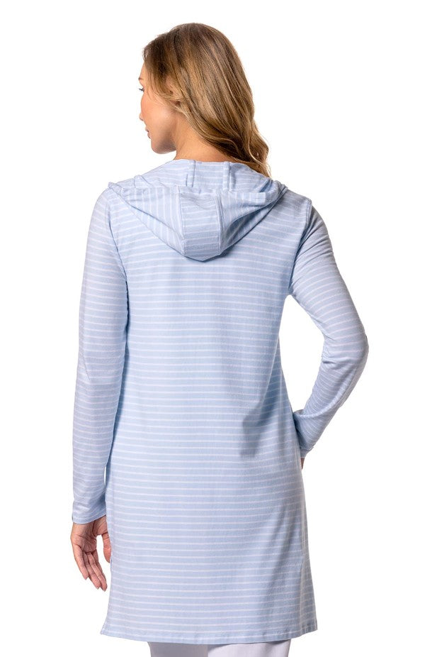 Coolibar: Cabana Zip-Up Hoodie Cover Up