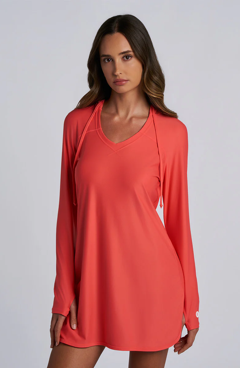 Coolibar: Seacoast Swim Cover-Up Dress