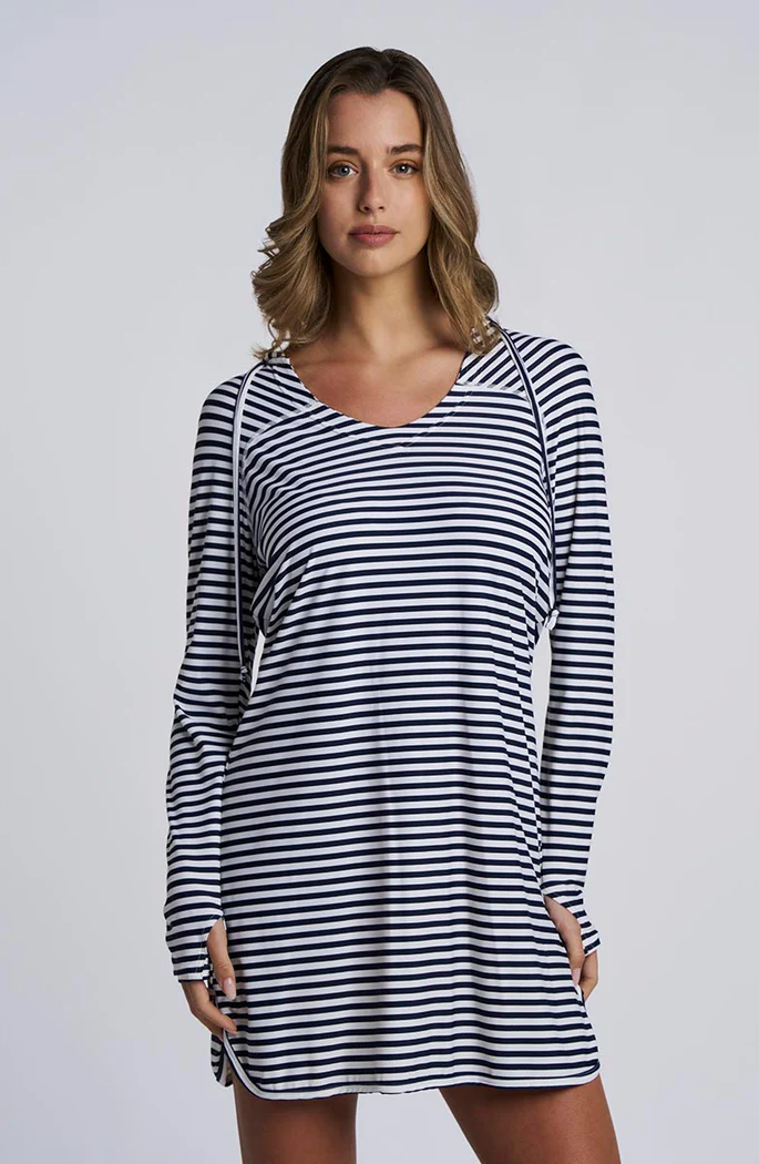 Coolibar: Seacoast Swim Cover-Up Dress