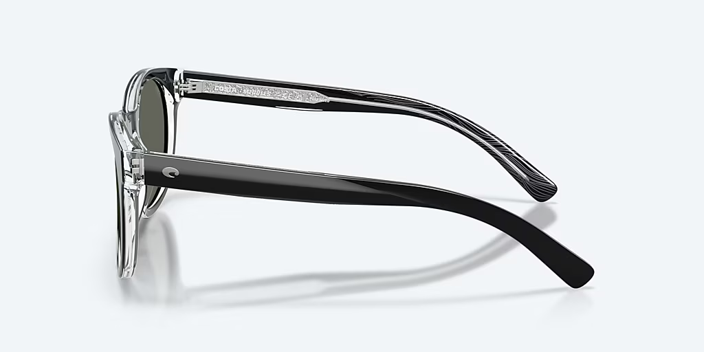 Costa: Middles Black Gray Polarized Glass (580G)