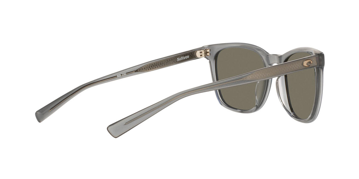 Costa Sullivan 230 Matte Gray Crystal Blue Mirror Polarized Sunglasses