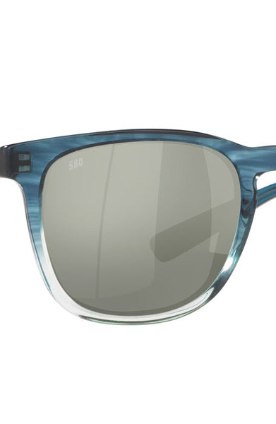 Costa: Sullivan 281 DeepTeal Gray Silver Mirror Polarized Sunglasses