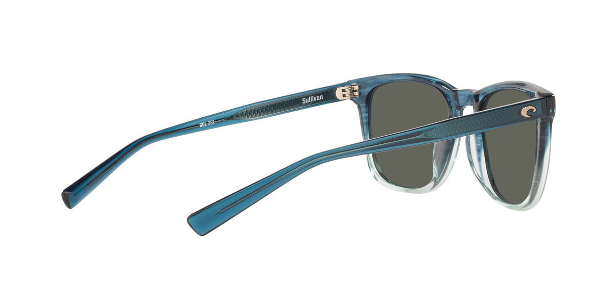 Costa: Sullivan 281 DeepTeal Gray Silver Mirror Polarized Sunglasses