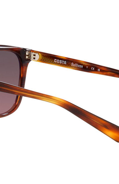 Costa: Sullivan MatteTortoise Rose Gardient Polarized Sunglasses